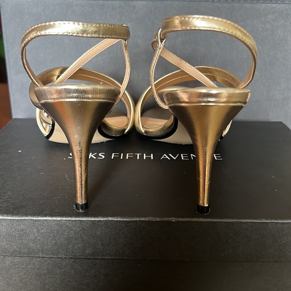Gold Strap Heels - Picture 4 of 5